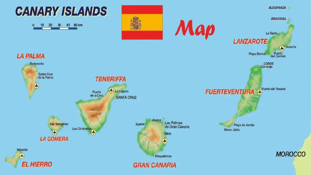 Canary Islands Map